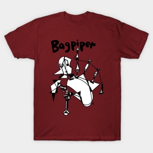 Bagpiper (Female) by Pollux T-Shirt